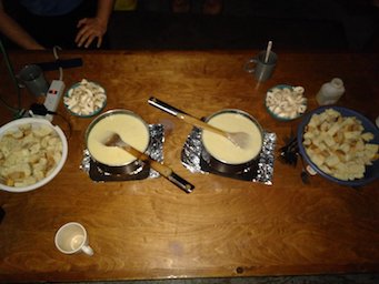 Cheese fondue