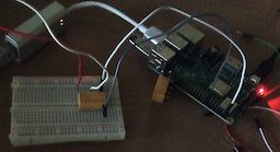 Raspberry Pi and breadboard